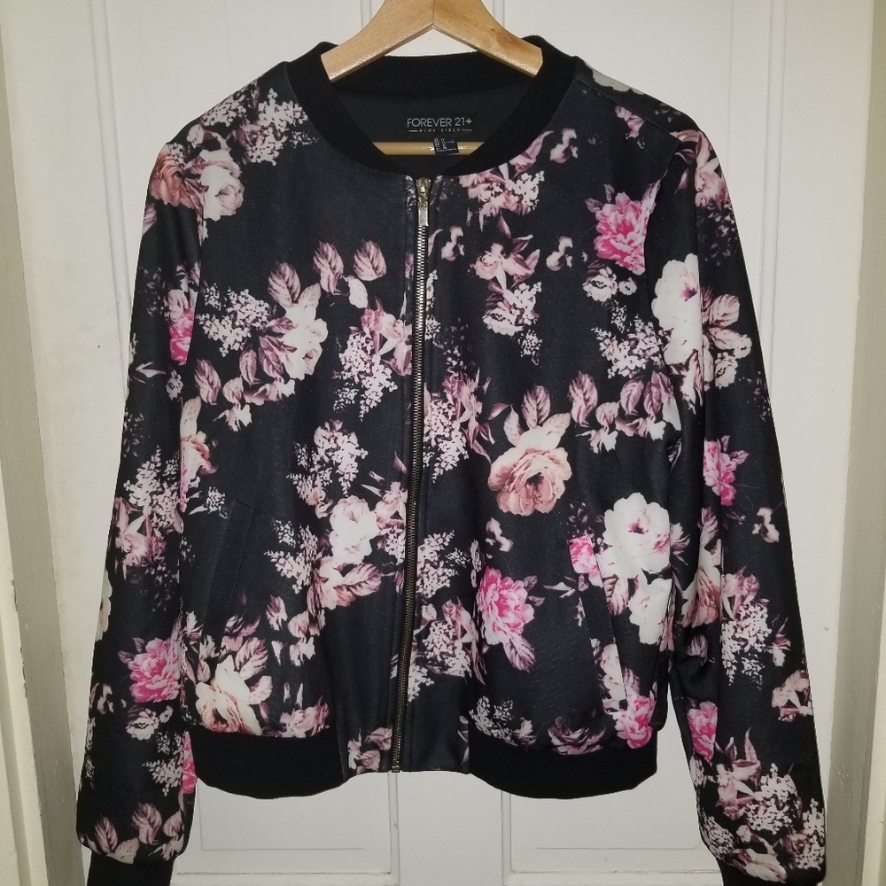 Forever 21 + Floral Print Jacket